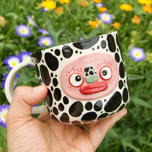 Spotted mug, 360ml
