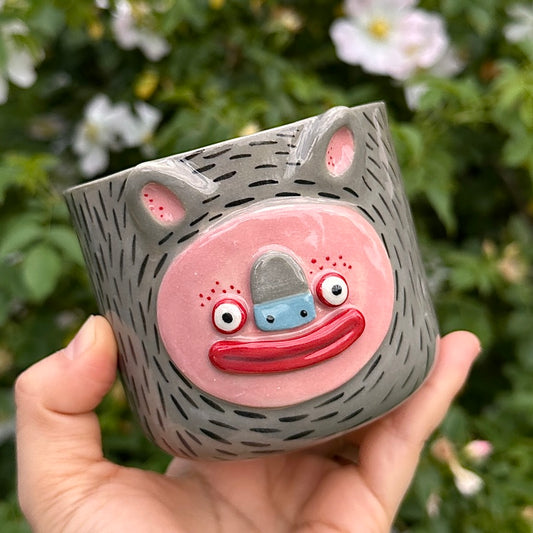 Ceramic Cup "Bat", 350ml