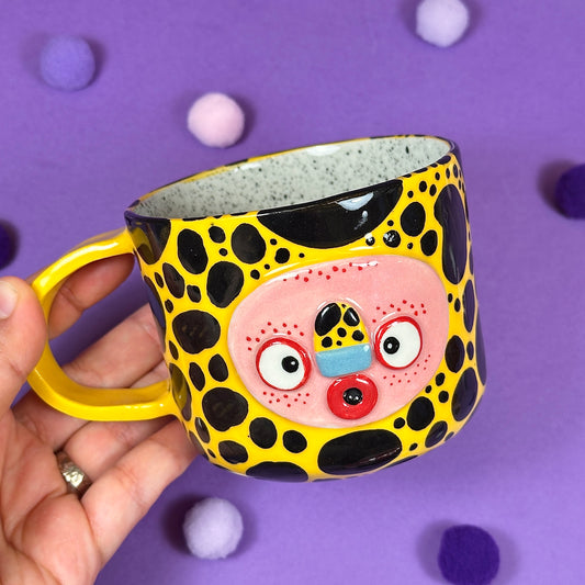 Spotted mug, 350ml