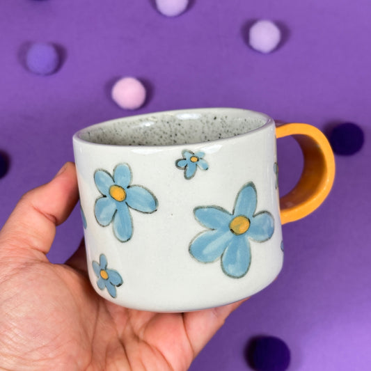 Miniature Sleeping Mug in Floral Print, 250ml