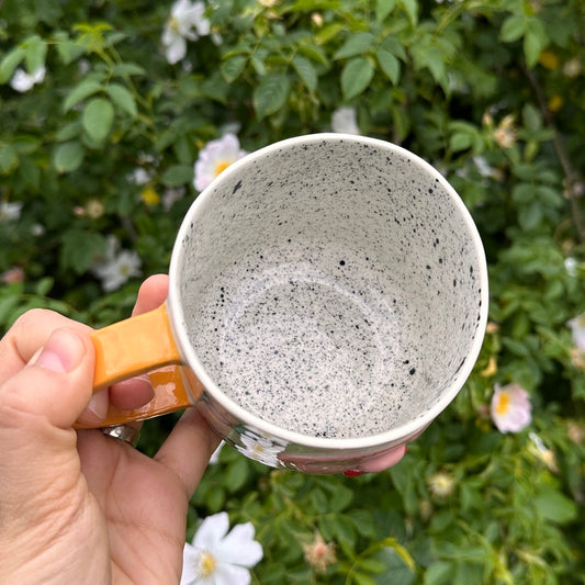 Sleepy mug with floral print, 355ml