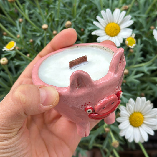 Cookie Scented Candle "Pig"