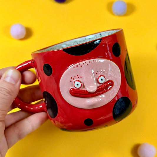 Kubek w kształcie zwariowanej biedronki, 350ml