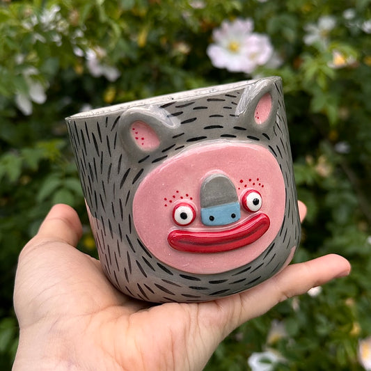 Ceramic Cup "Bat", 350ml