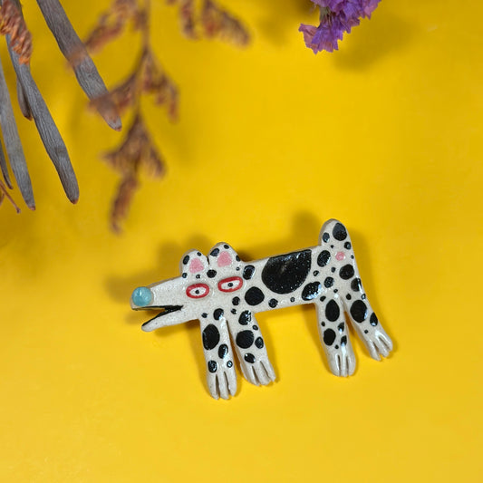 Brooch "Dalmatian"