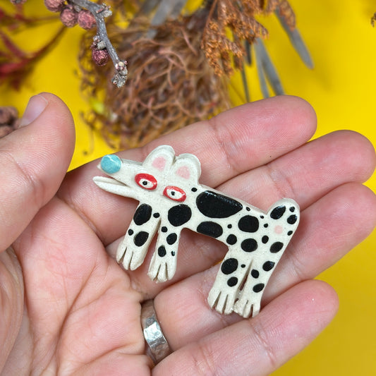 Brooch "Dalmatian"