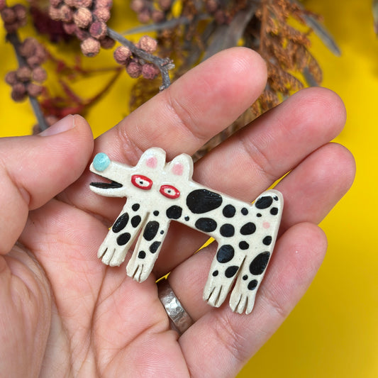 Brooch "Dalmatian"